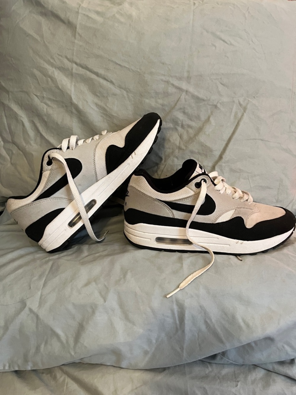 Nike Black and White Retro Air Max Sneakers